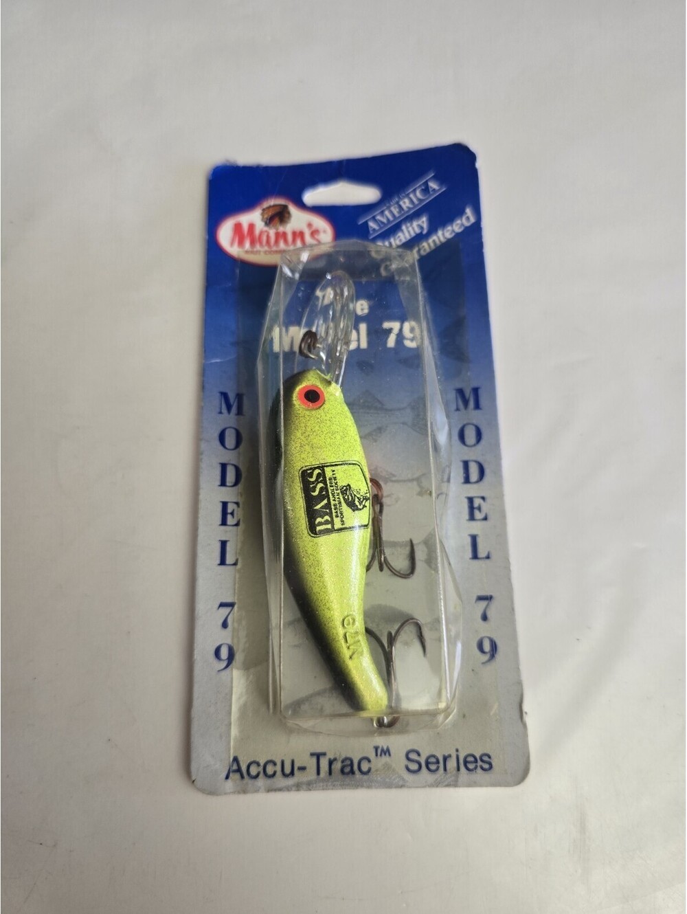 Mann’s M79 Bass Anglers Sportsman Society Plastic Lure 3-7/8” Long NIP
